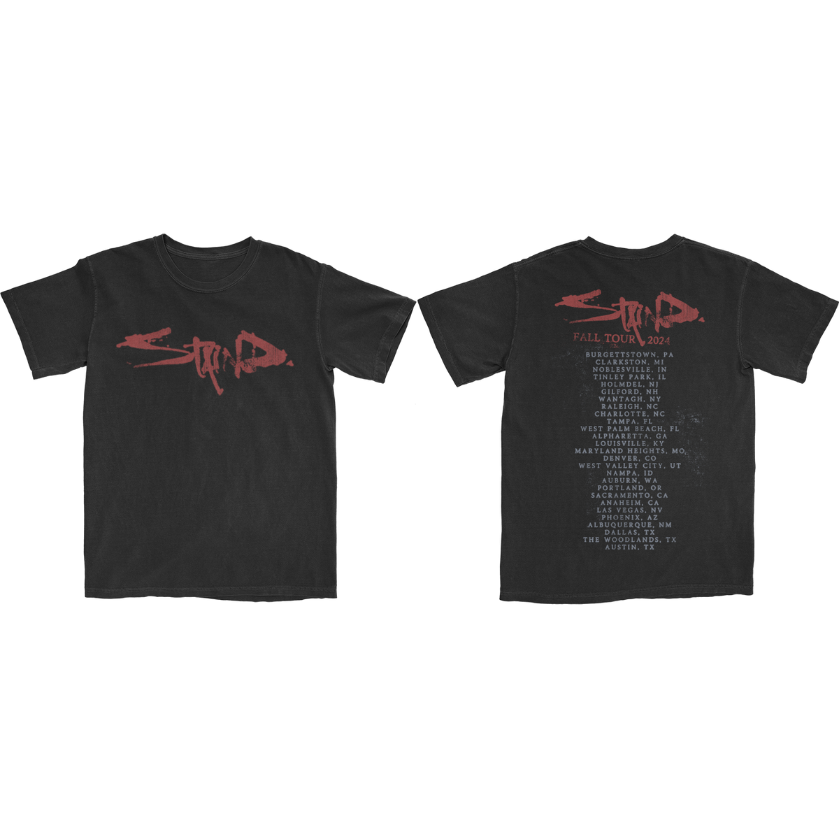 Stacked Logo 2024 Tour Tee