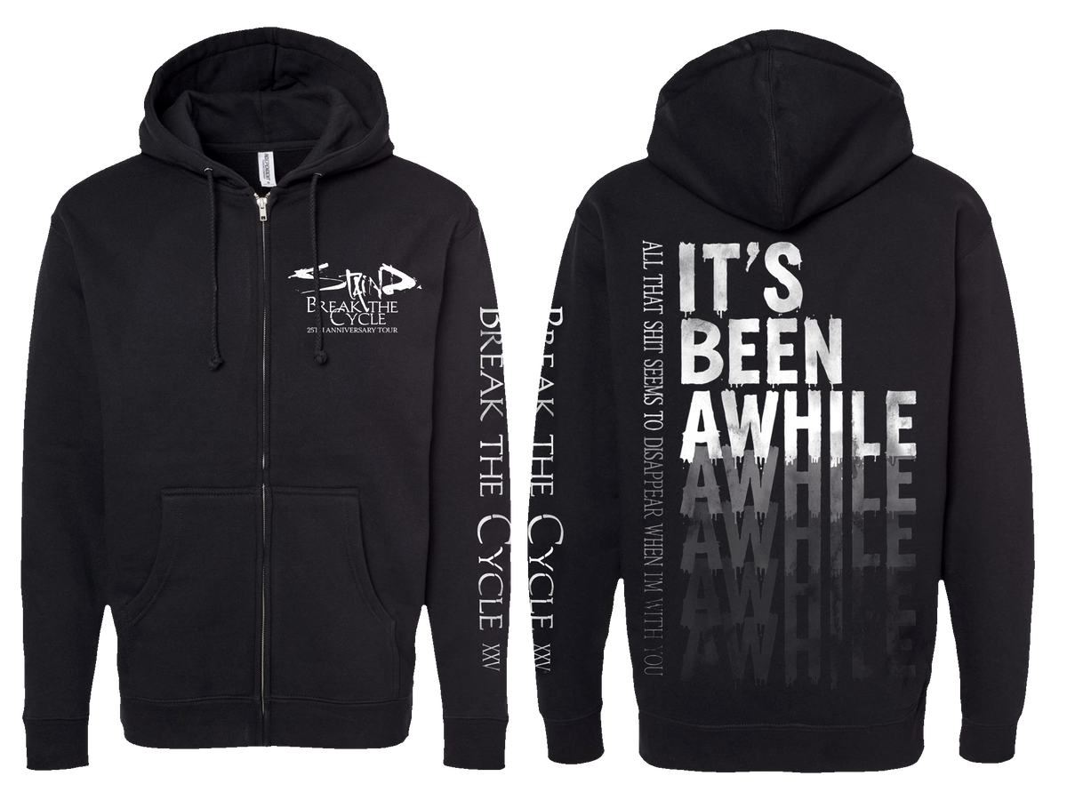 Been Awhile Zip Hoodie