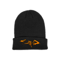 Orange Classic Logo Knit Beanie